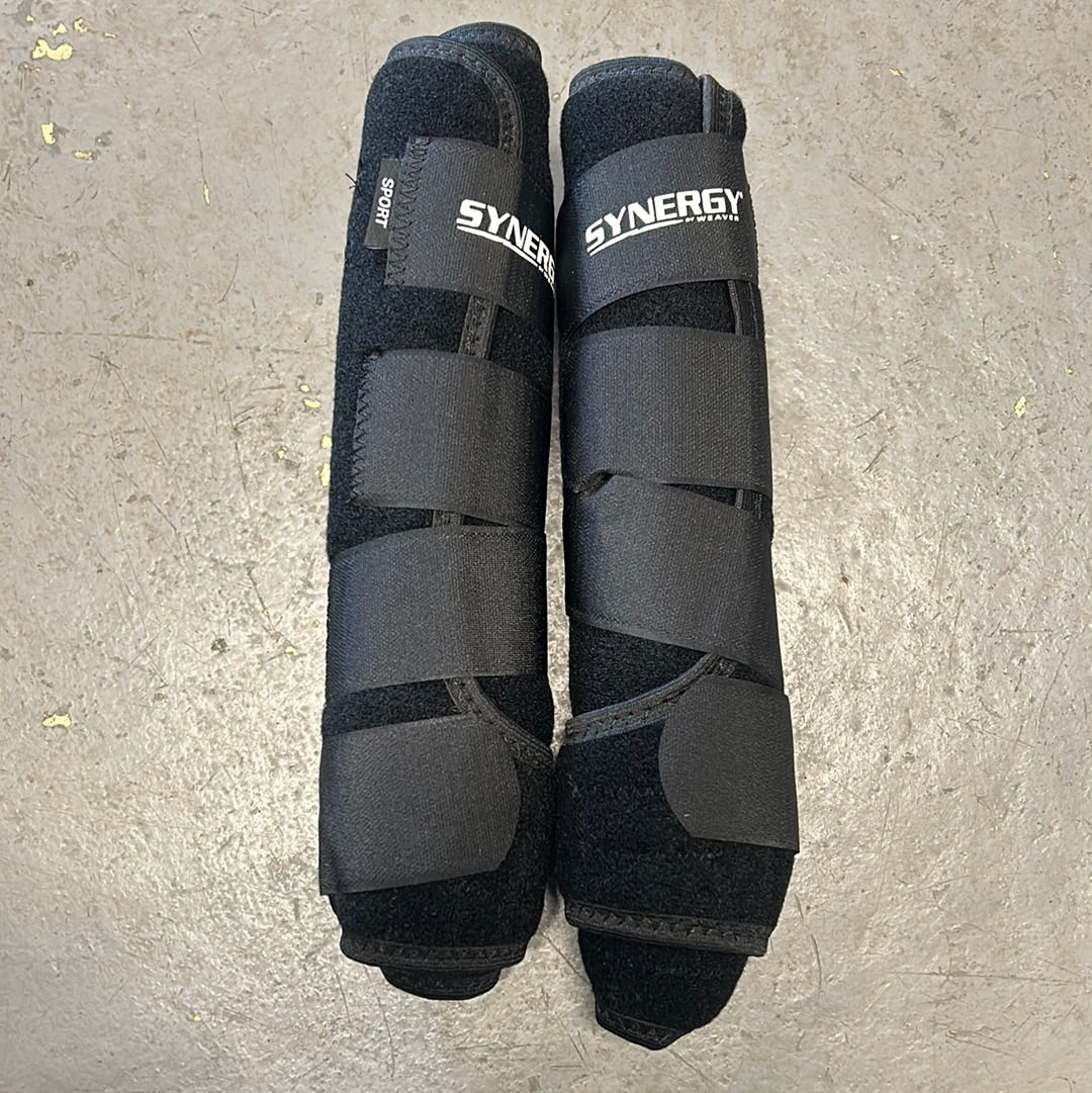 Weaver Synergy Sport Boots Hind Mediums-Horse Boots-Consignment-Evolution Equestrian Co.