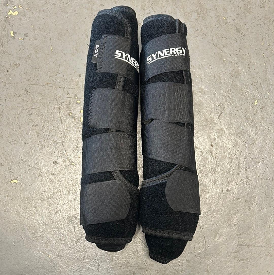 Weaver Synergy Sport Boots Hind Mediums-Horse Boots-Consignment-Evolution Equestrian Co.