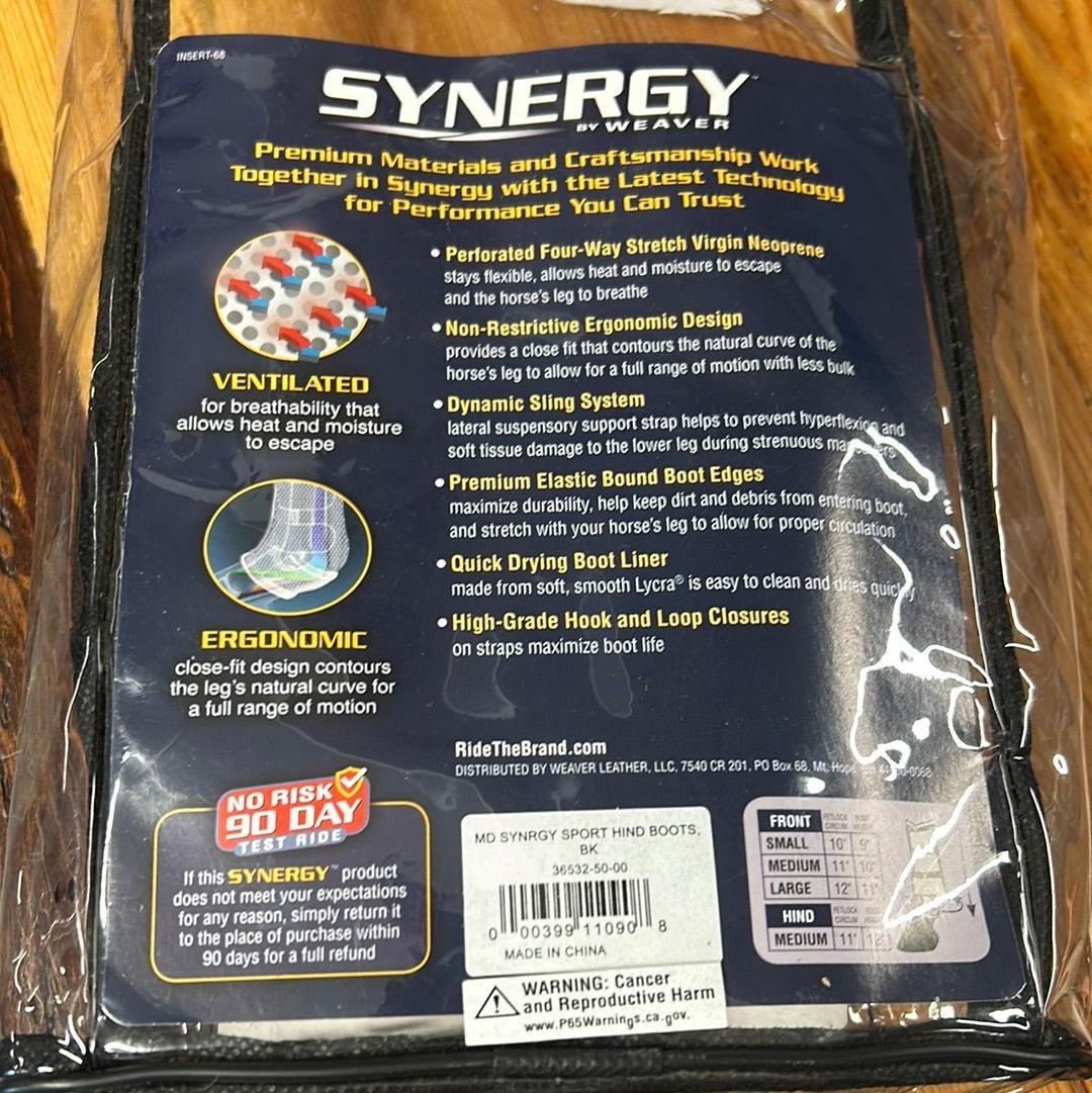 Weaver Synergy Sport Boots Hind Mediums-Horse Boots-Consignment-Evolution Equestrian Co.