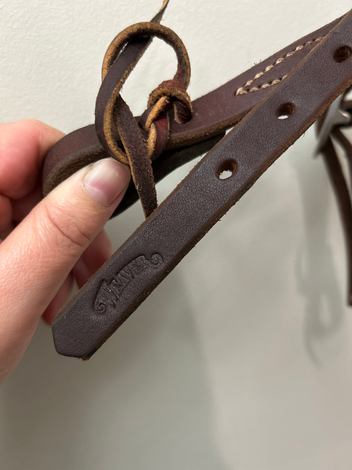 Weaver Working Tack One Ear Western Headstall