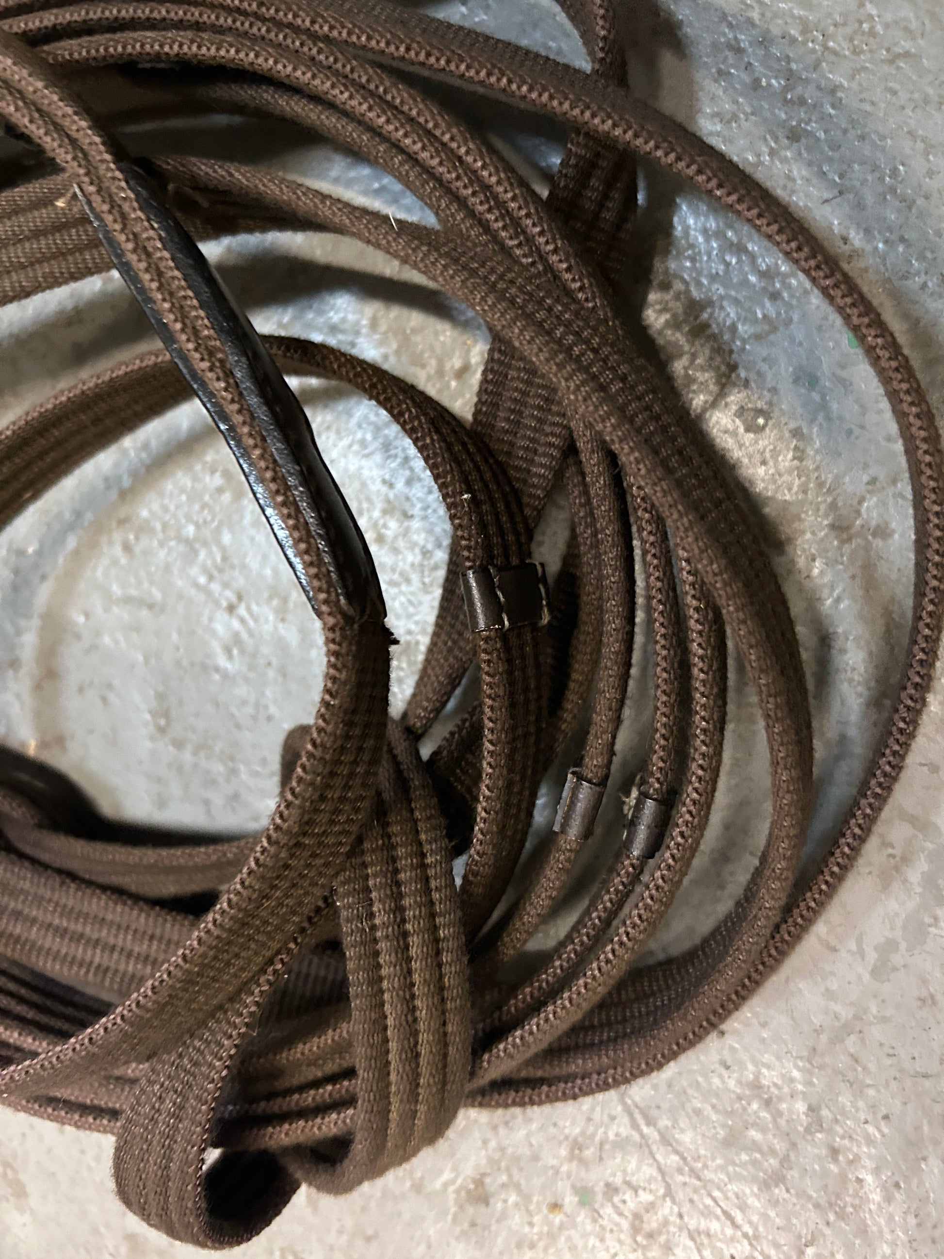 Web Lunge Line with Hand Stops-Lunge Line-Consignment-Evolution Equestrian Co.