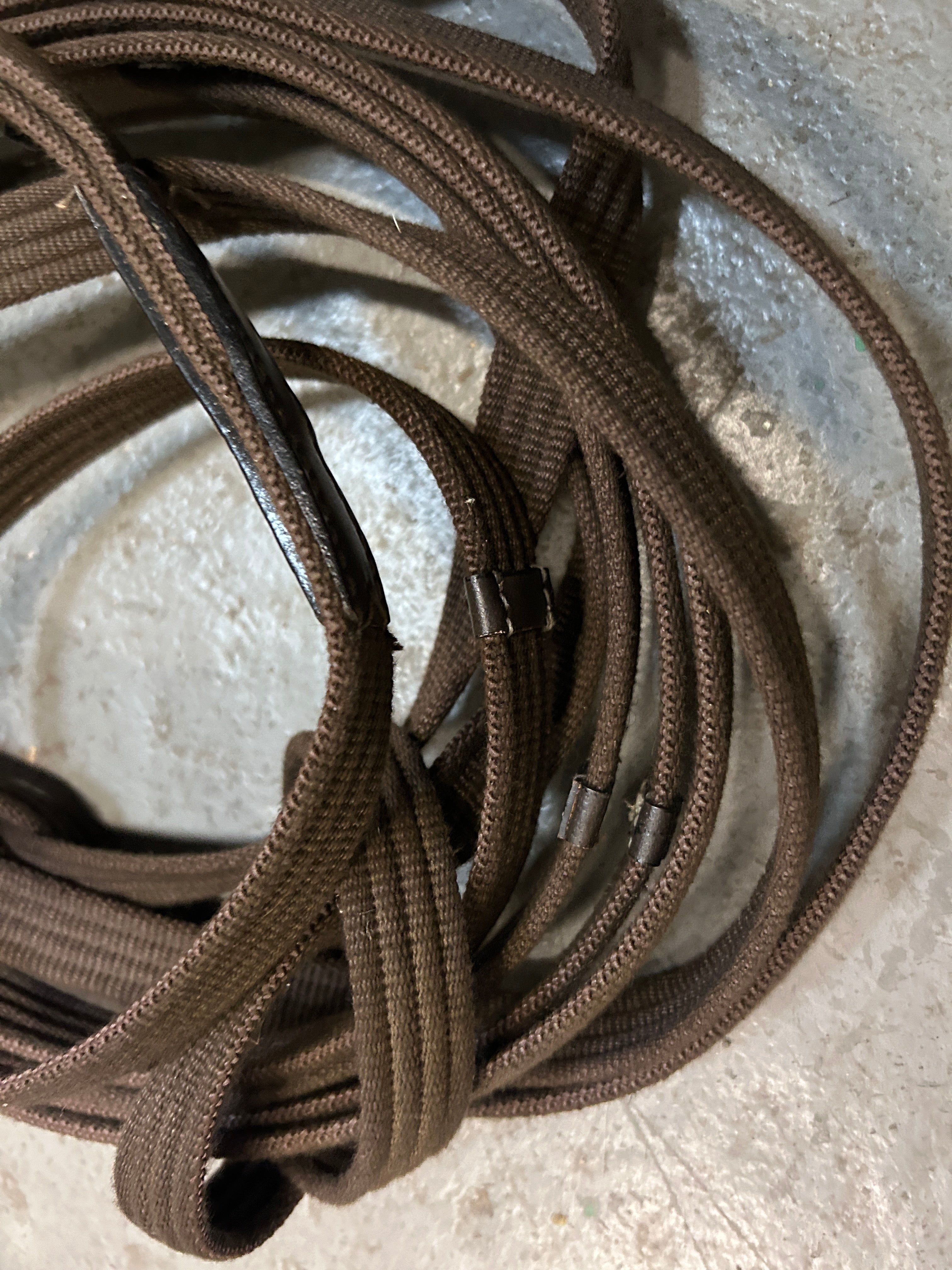 Web Lunge Line with Hand Stops-Lunge Line-Consignment-Evolution Equestrian Co.