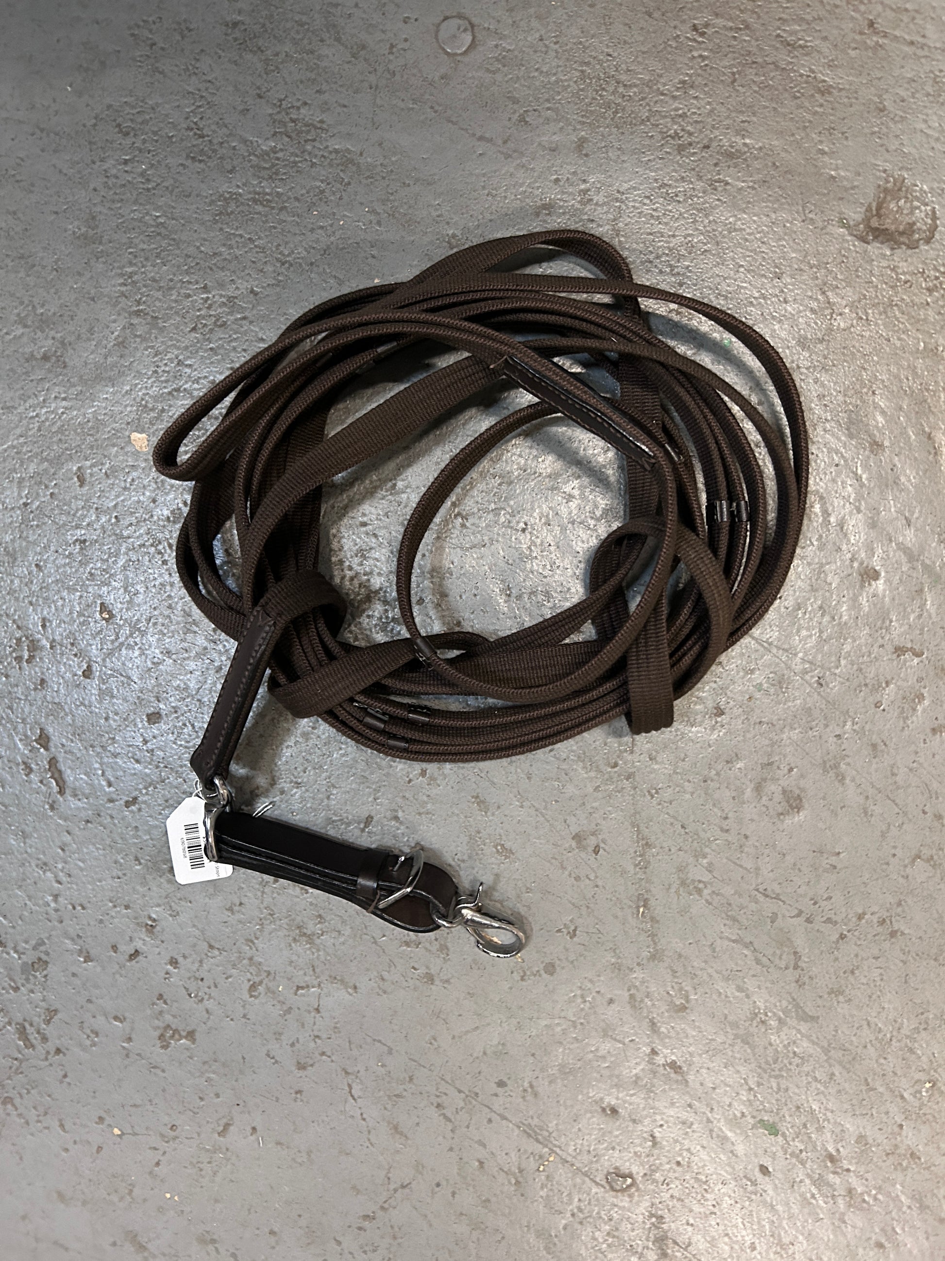 Web Lunge Line with Hand Stops-Lunge Line-Consignment-Evolution Equestrian Co.
