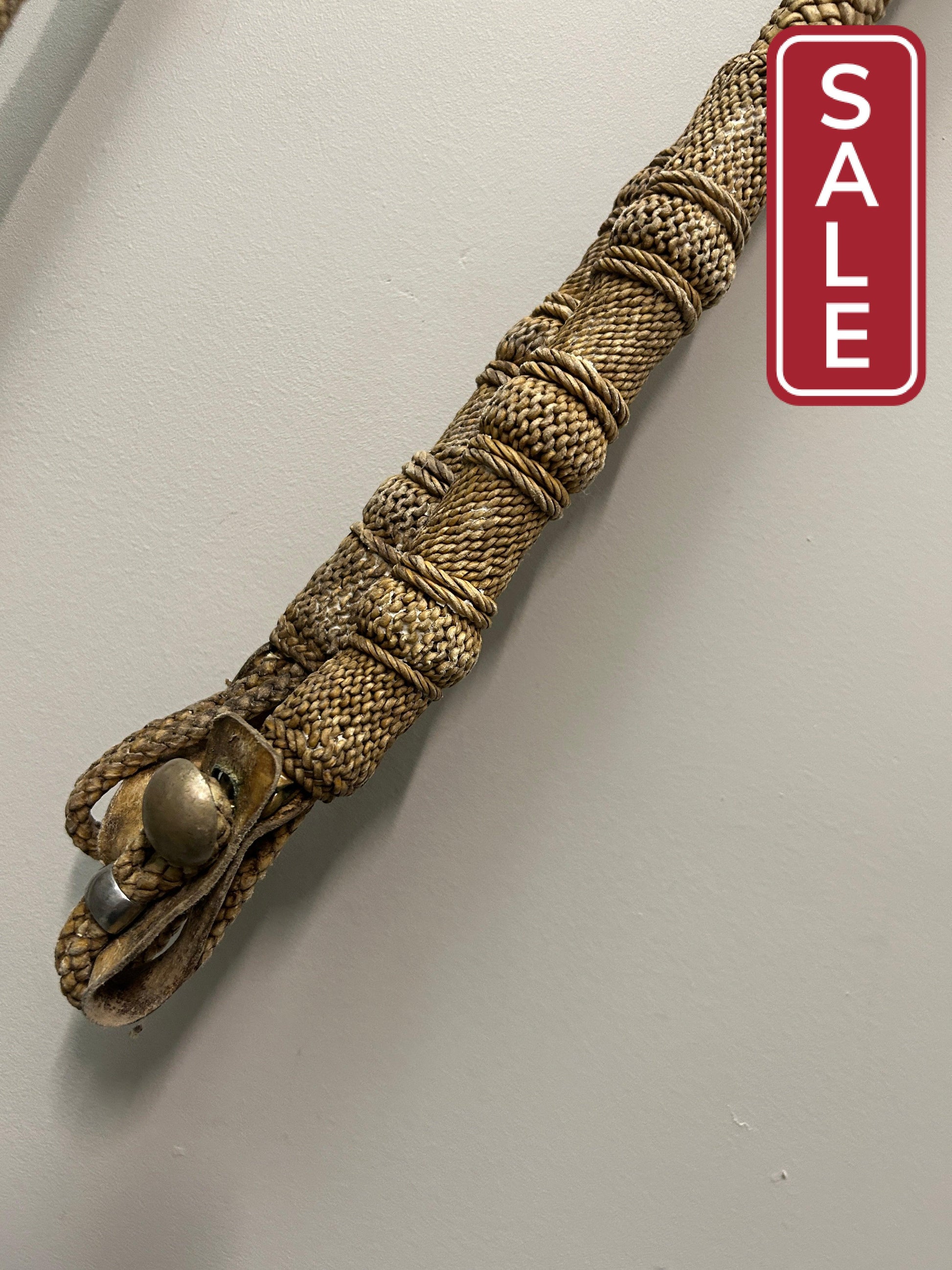 Weighted Rawhide Romal Western Reins-Western Reins-Consignment-Evolution Equestrian Co.
