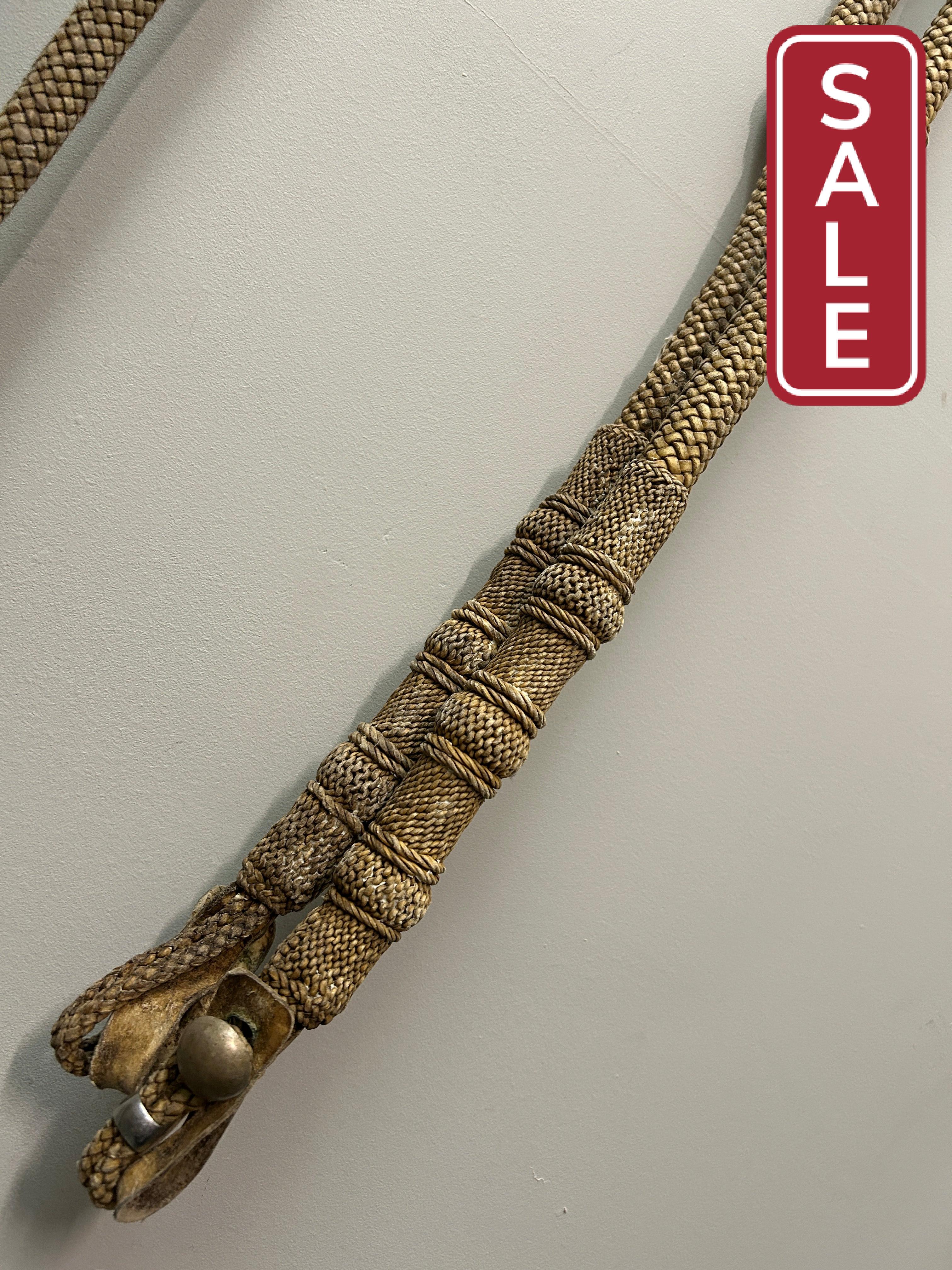 Weighted Rawhide Romal Western Reins-Western Reins-Consignment-Evolution Equestrian Co.
