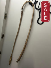 Weighted Rawhide Romal Western Reins-Western Reins-Consignment-Evolution Equestrian Co.