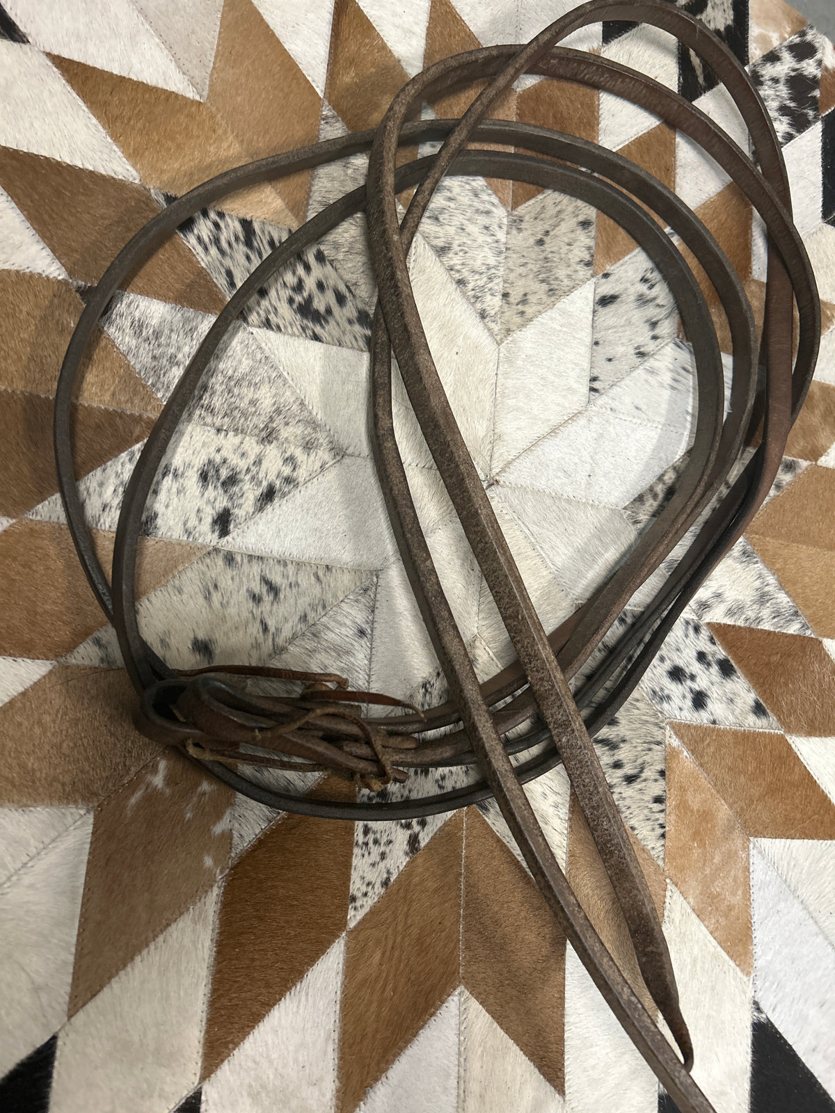 Weighted Western Split Reins-Western Reins-Consignment-Evolution Equestrian Co.