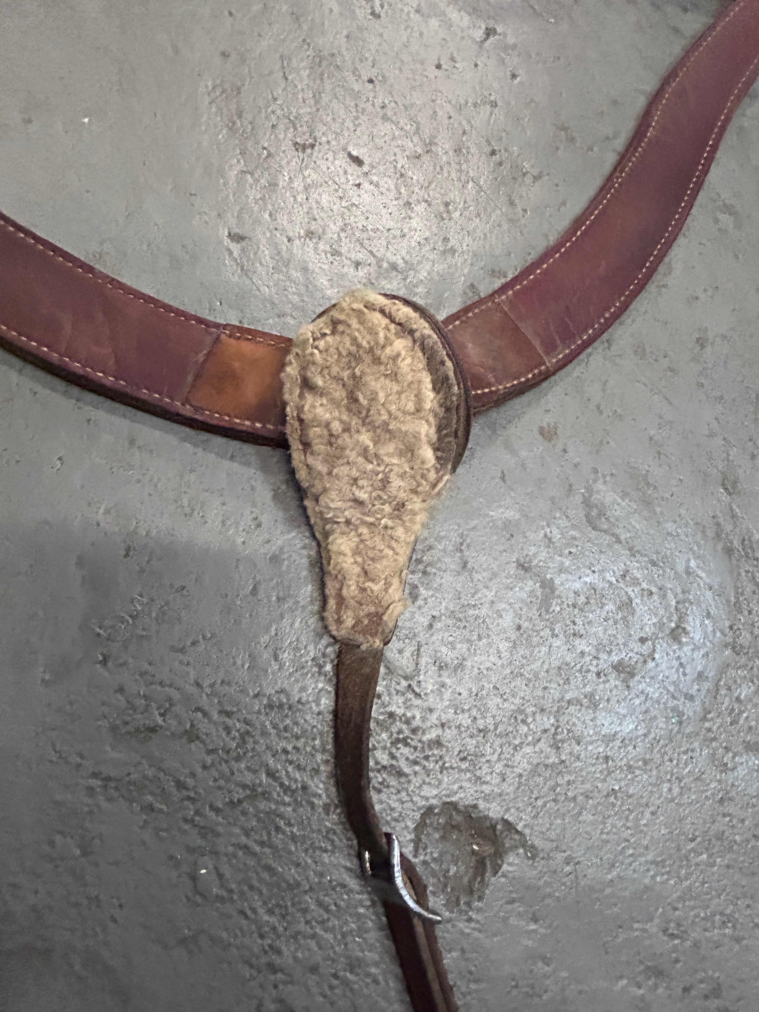 Western Leather Breastplate-Western Tack-Consignment-Evolution Equestrian Co.