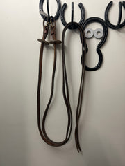 Western Split Reins with Leather Martingale Stops-Western Reins-Consignment-Evolution Equestrian Co.