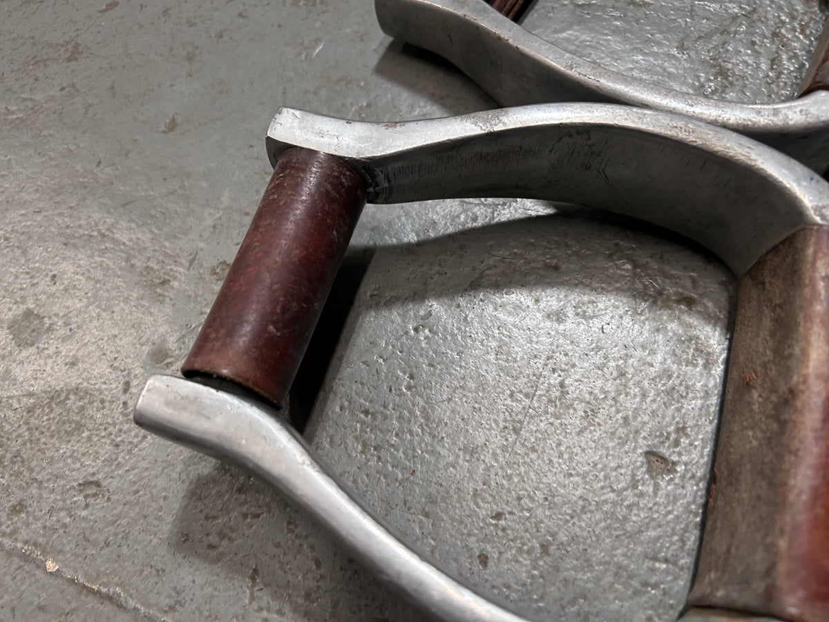 Western Stainless Steel Stirrups-Western Tack-Consignment-Evolution Equestrian Co.