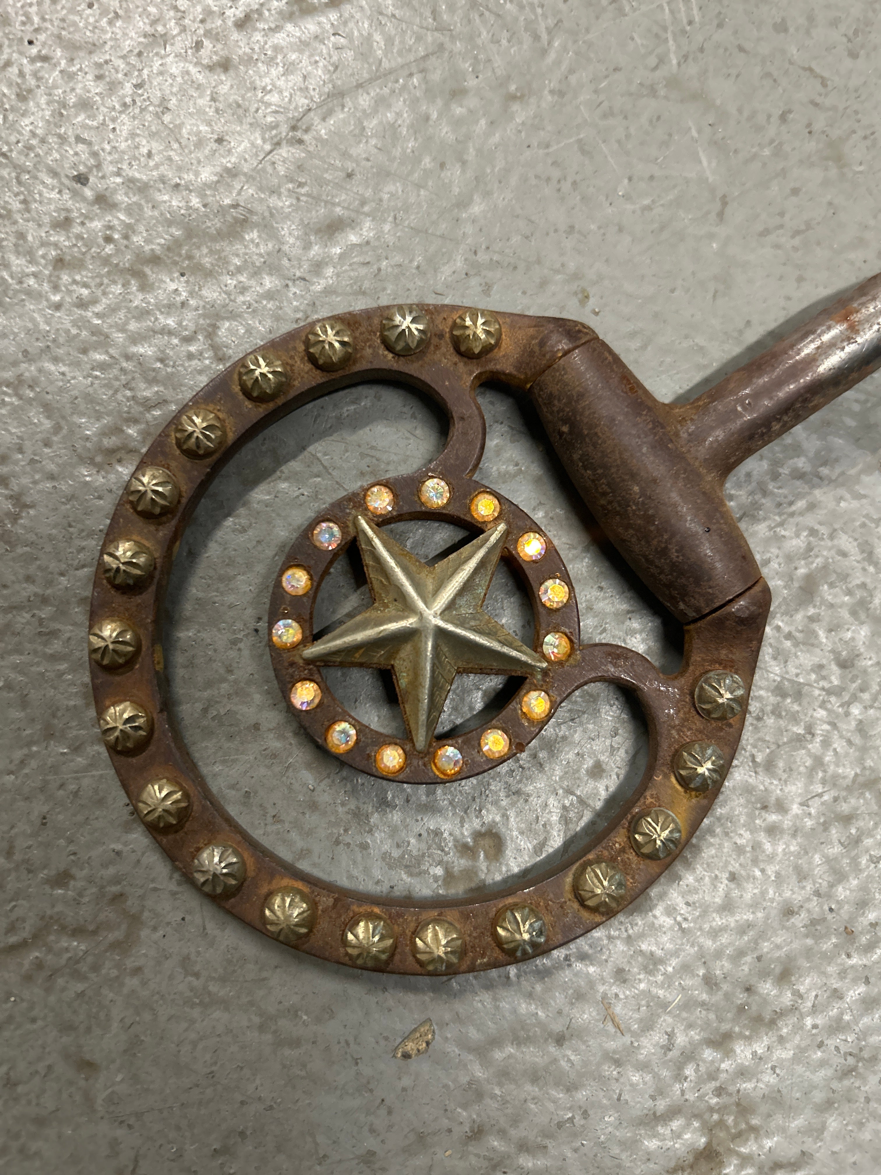 Western Sweet Iron Texas Star Snaffle-Bit-Consignment-Evolution Equestrian Co.