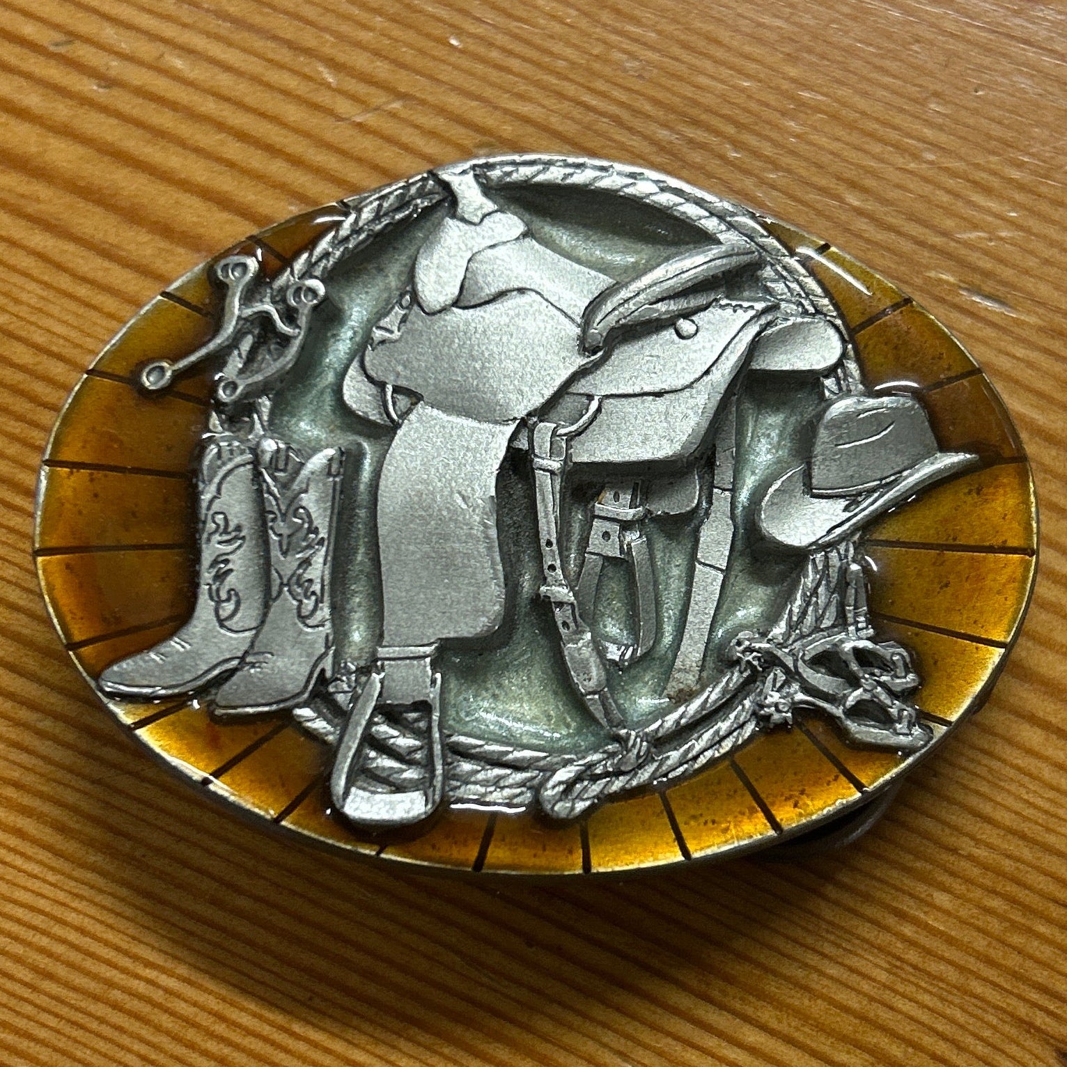 Western Tack Belt Buckle