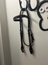 Load image into Gallery viewer, Western Tack Set with Brown Leather and Gems-Western Headstall-Consignment-Evolution Equestrian Co.
