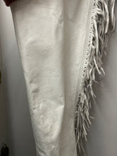 Load image into Gallery viewer, White Leather Western Chaps-Chaps-Consignment-Evolution Equestrian Co.
