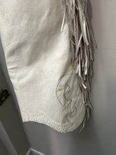 Load image into Gallery viewer, White Leather Western Chaps-Chaps-Consignment-Evolution Equestrian Co.
