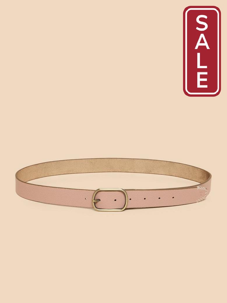 White Stuff Reversible Leather Belt M/L-Belt-Evolution Equestrian Co.-Evolution Equestrian Co.