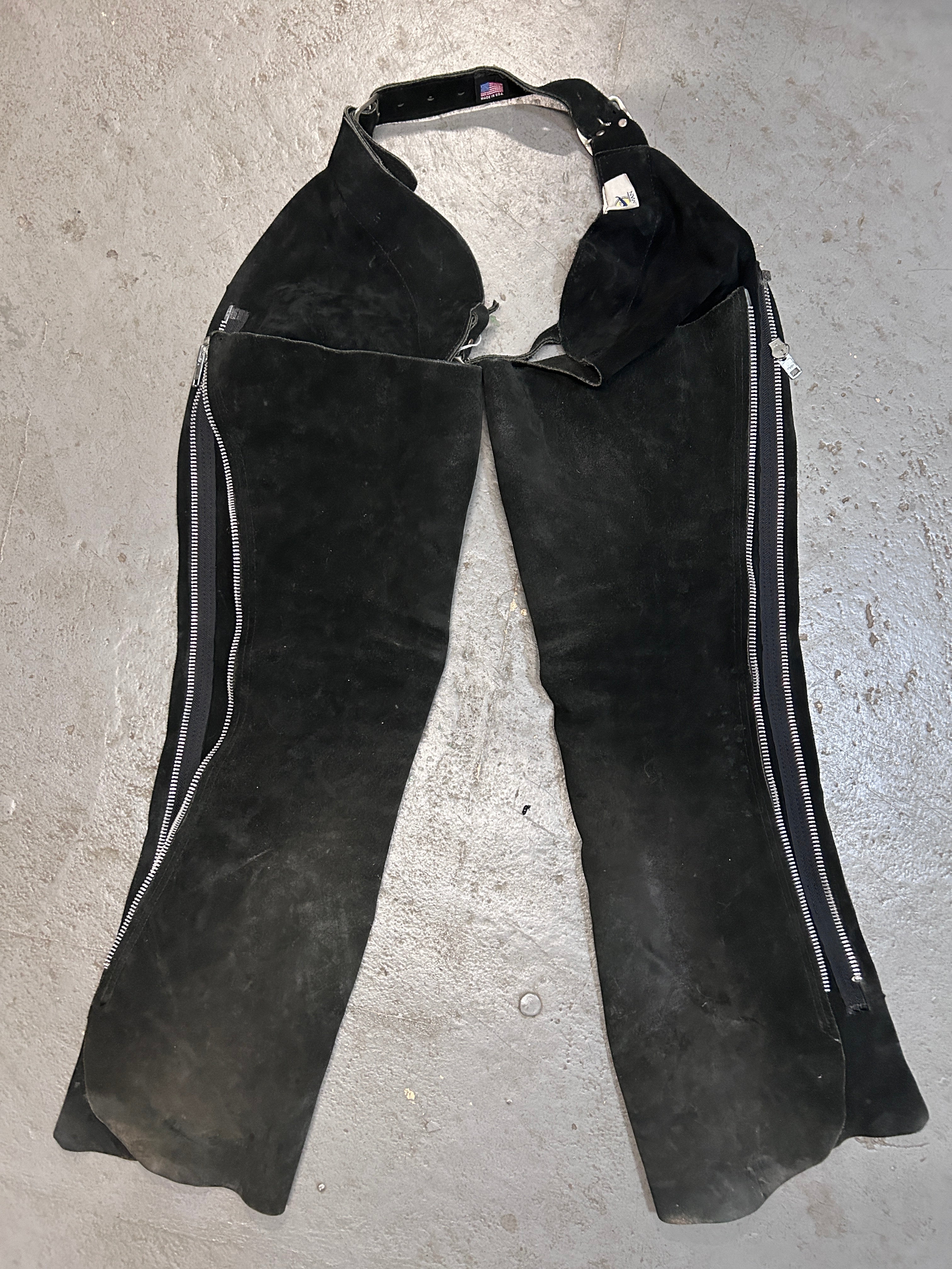 Whitman Suede Chaps-Chaps-Consignment-Evolution Equestrian Co.