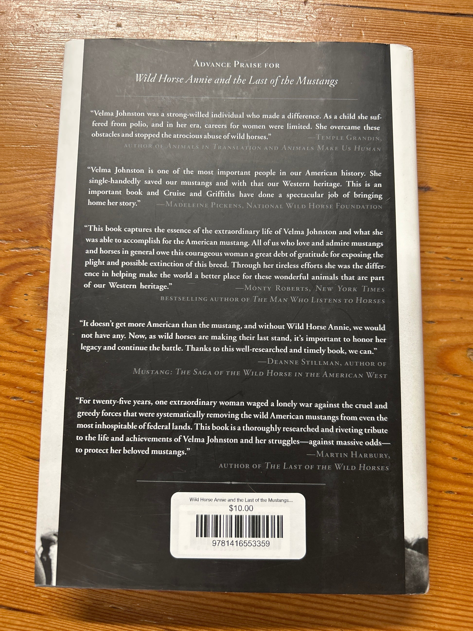 Wild Horse Annie and the Last of the Mustangs: The Life of Velma Johnston-Book-Consignment-Evolution Equestrian Co.