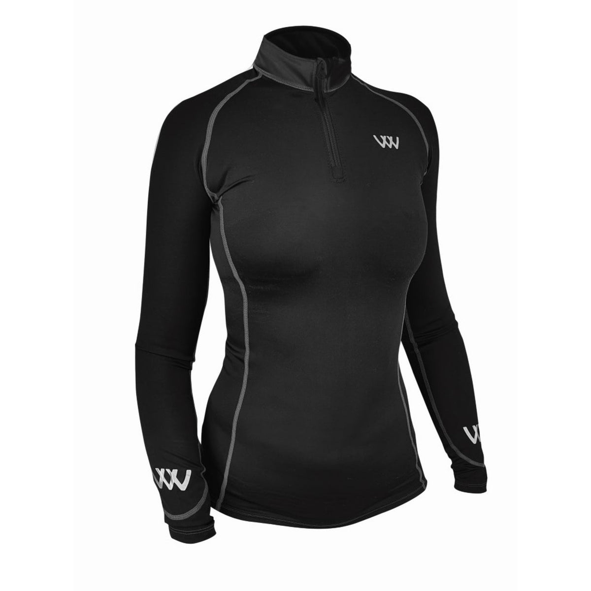Woof Wear Performance Shirt Black Large-Riding Shirts-Consignment-Evolution Equestrian Co.