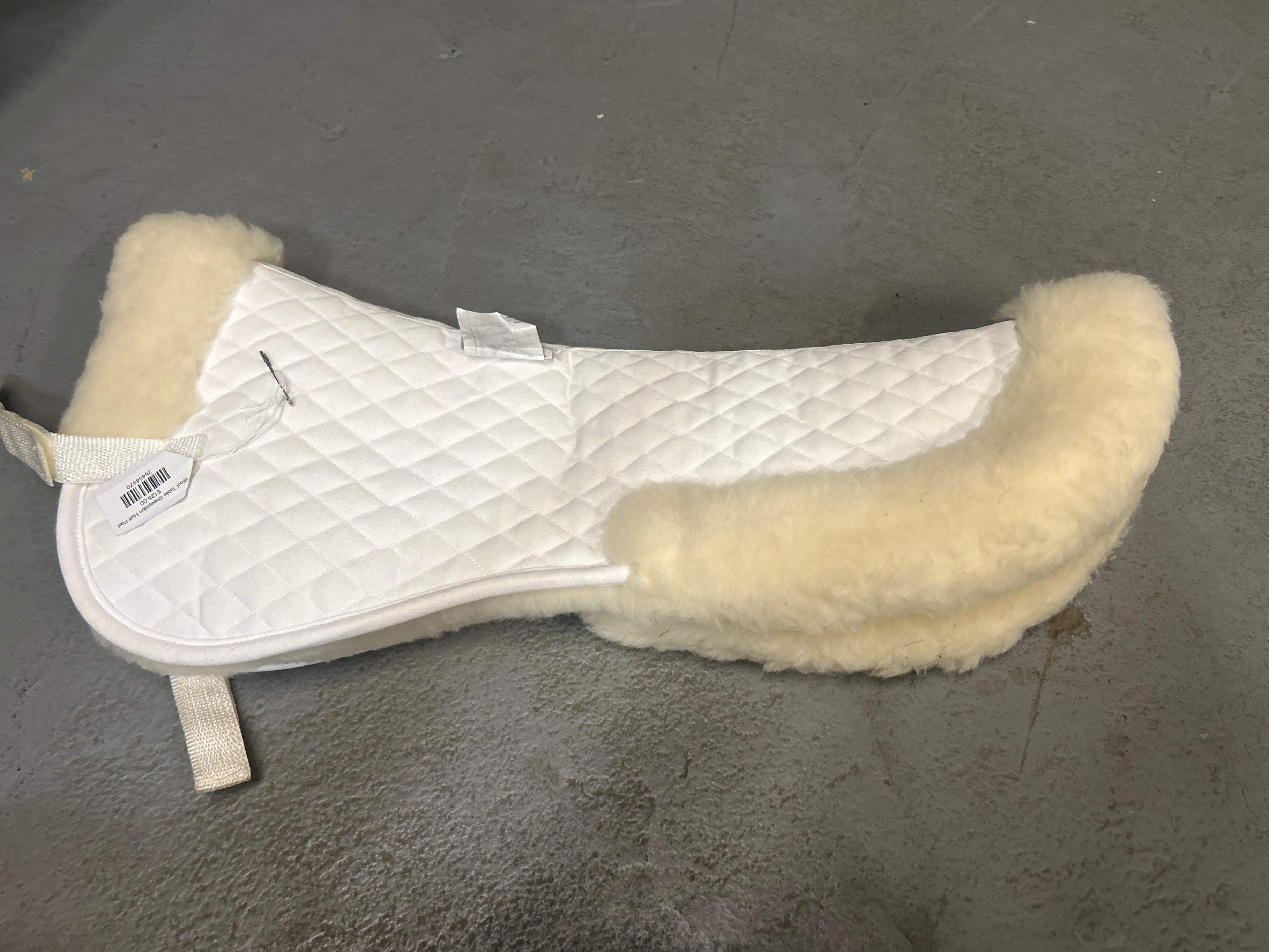 Wool Table Sheepskin Half Pad-English Saddle Pad-Consignment-Evolution Equestrian Co.