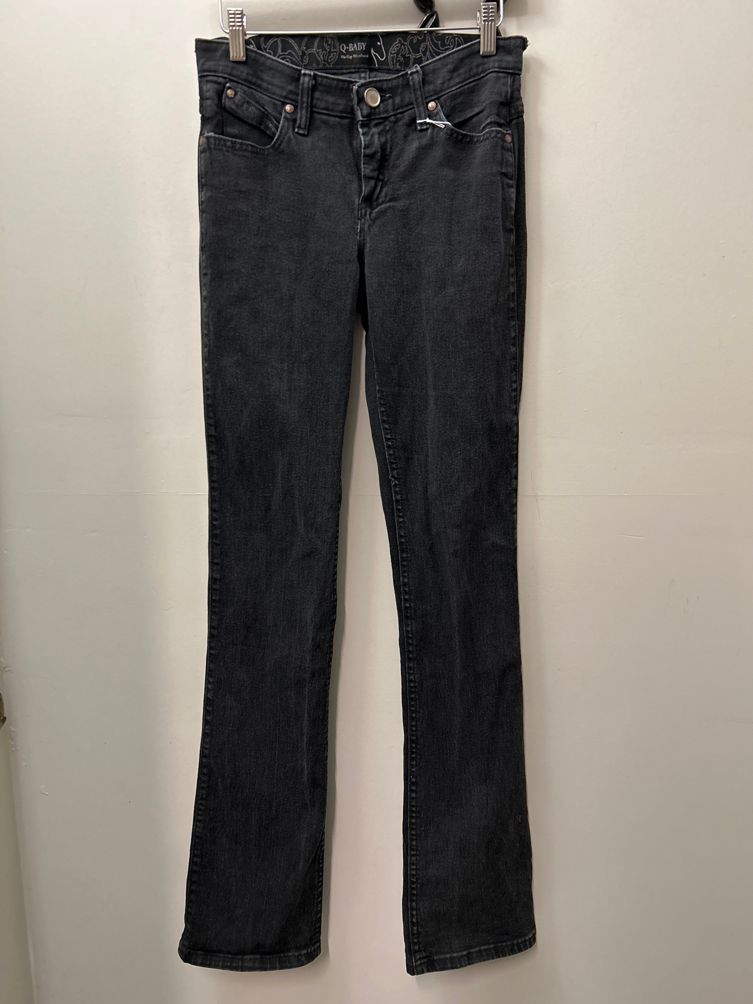 Wrangler Black Q-Baby Jeans 3/4 x 36-Jeans-Consignment-Evolution Equestrian Co.