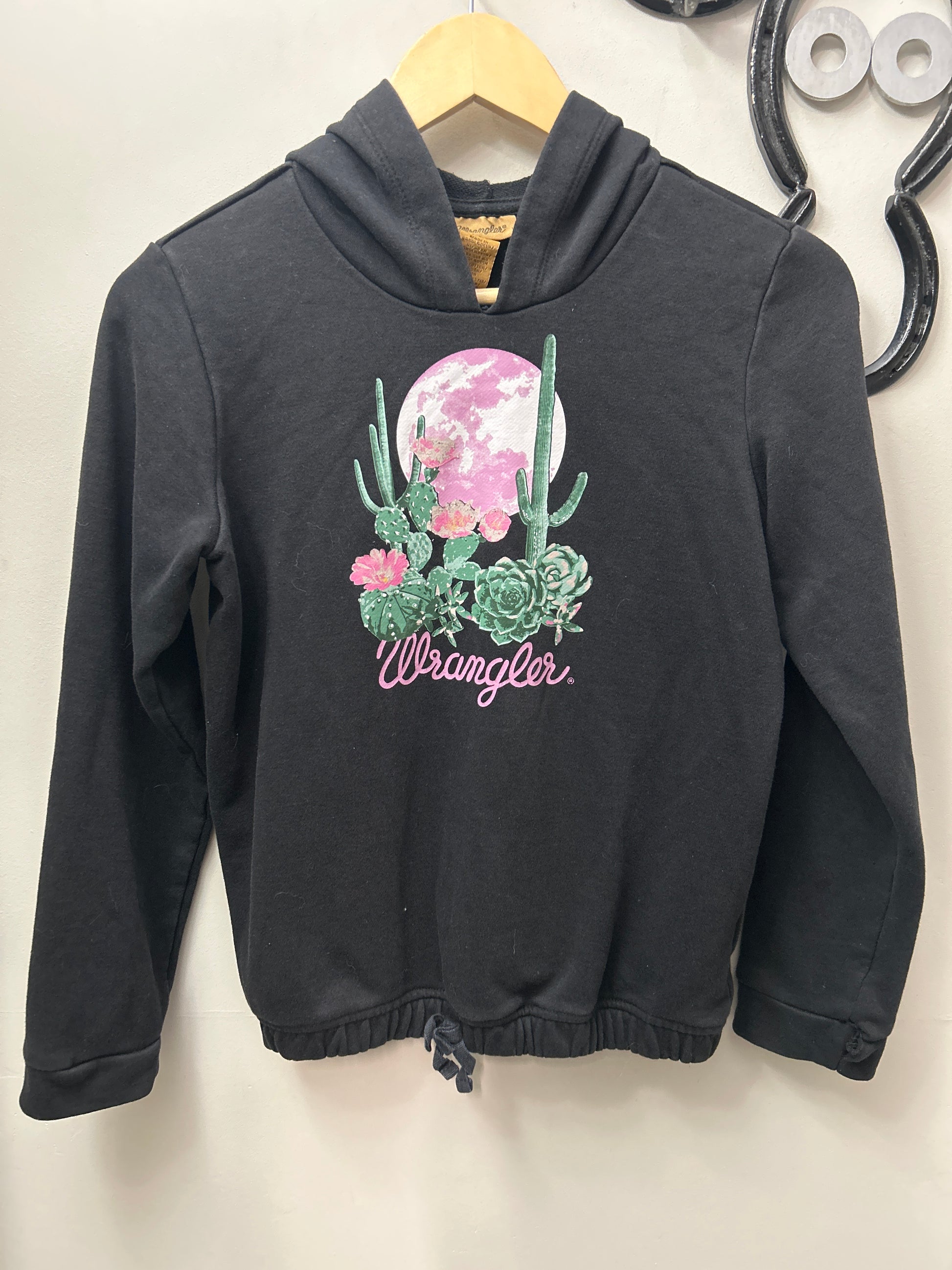 Wrangler Kid's Black Hoody Large-Clothing-Consignment-Evolution Equestrian Co.