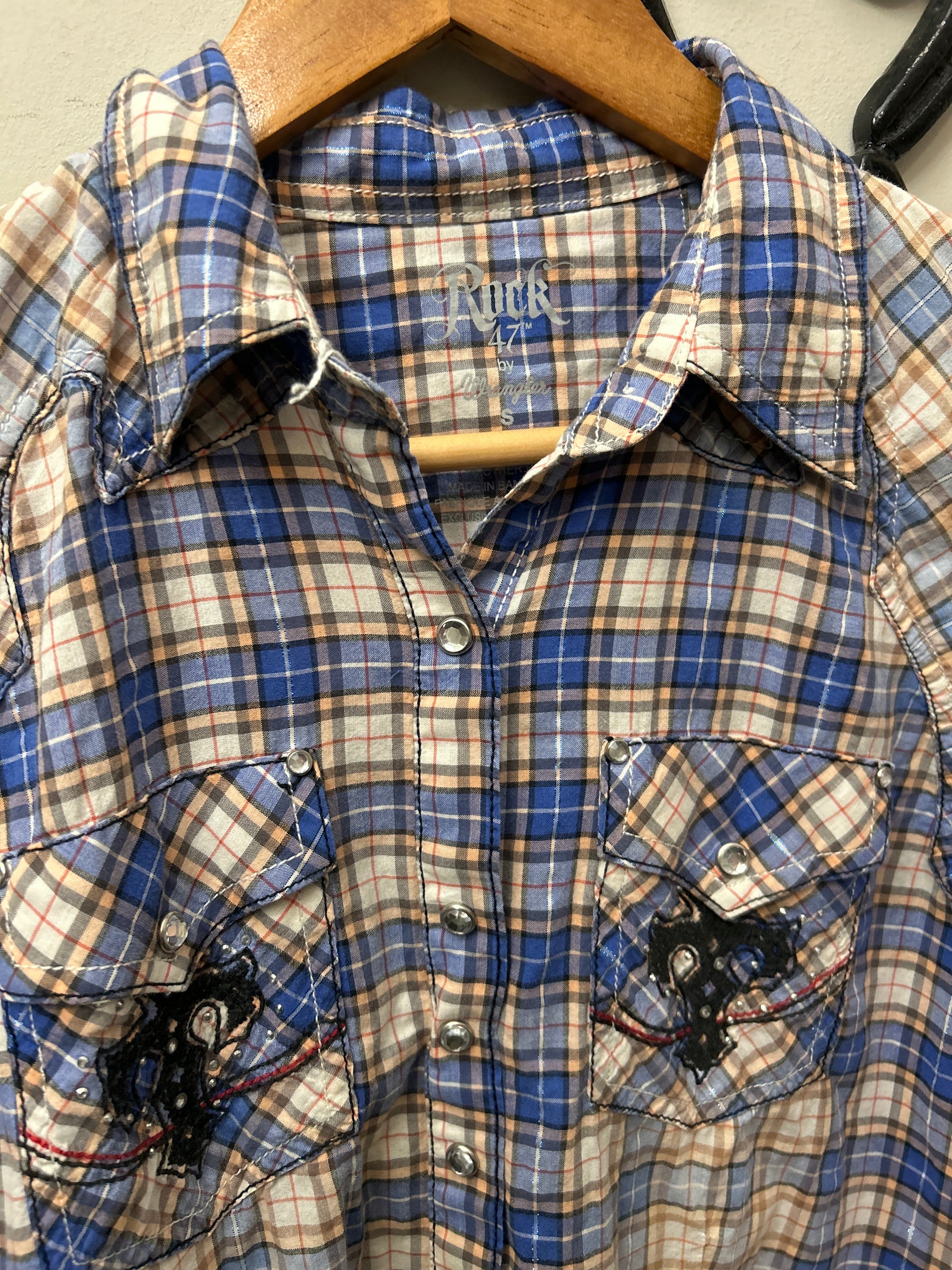 Wrangler Rock 47 Western Shirt Small-Western Shirt-Consignment-Evolution Equestrian Co.