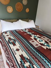 Load image into Gallery viewer, Wylde Brigade Cotopaxi Aztec Reversible Blanket: Queen-Gift-Wylde Brigade-Evolution Equestrian Co.
