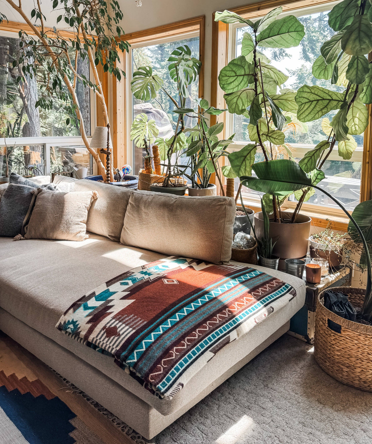 Wylde Brigade Cotopaxi Aztec Reversible Blanket: Queen-Gift-Wylde Brigade-Evolution Equestrian Co.