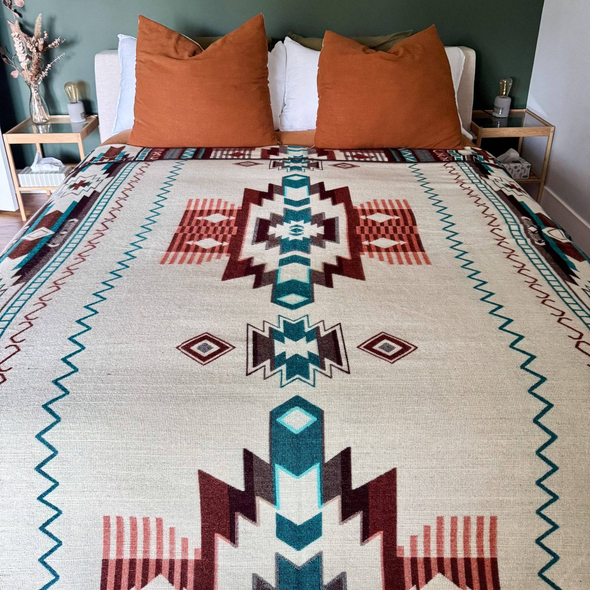 Wylde Brigade Cotopaxi Aztec Reversible Blanket: Queen-Gift-Wylde Brigade-Evolution Equestrian Co.