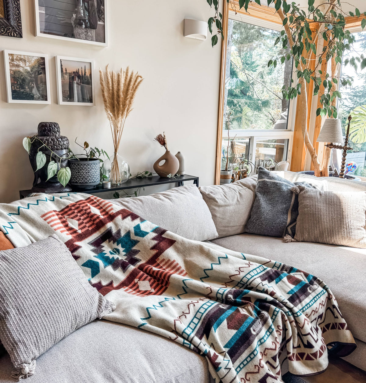 Wylde Brigade Cotopaxi Aztec Reversible Blanket: Queen-Gift-Wylde Brigade-Evolution Equestrian Co.