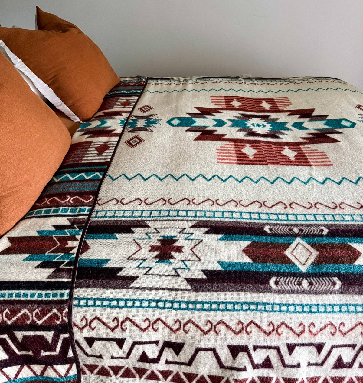 Wylde Brigade Cotopaxi Aztec Reversible Blanket: Queen-Gift-Wylde Brigade-Evolution Equestrian Co.