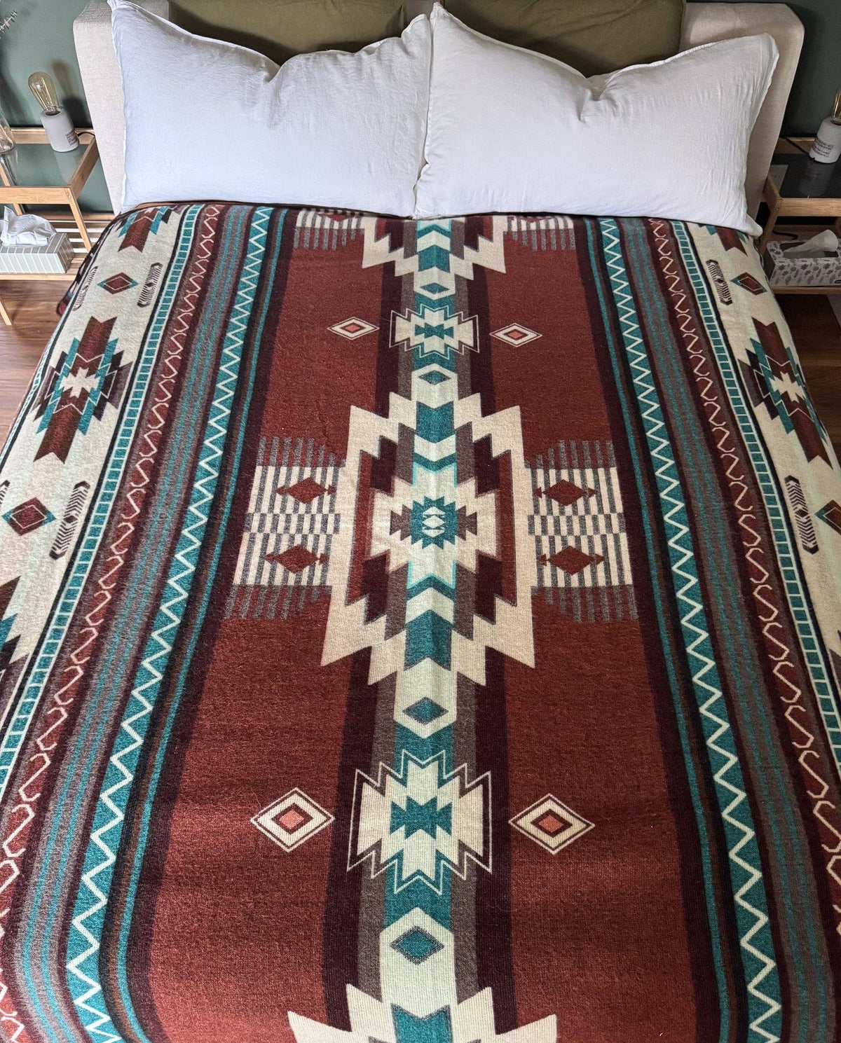 Wylde Brigade Cotopaxi Aztec Reversible Blanket: Queen-Gift-Wylde Brigade-Evolution Equestrian Co.