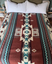 Load image into Gallery viewer, Wylde Brigade Cotopaxi Aztec Reversible Blanket: Queen-Gift-Wylde Brigade-Evolution Equestrian Co.
