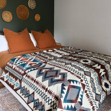 Load image into Gallery viewer, Wylde Brigade - Laguna Aztec Reversible Blanket: Queen-Home-Wylde Brigade-Evolution Equestrian Co.
