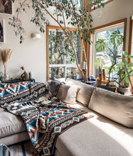 Load image into Gallery viewer, Wylde Brigade - Laguna Aztec Reversible Blanket: Queen-Home-Wylde Brigade-Evolution Equestrian Co.
