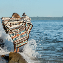 Load image into Gallery viewer, Wylde Brigade - Laguna Aztec Reversible Blanket: Queen-Home-Wylde Brigade-Evolution Equestrian Co.
