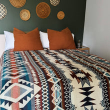 Load image into Gallery viewer, Wylde Brigade - Laguna Aztec Reversible Blanket: Queen-Home-Wylde Brigade-Evolution Equestrian Co.
