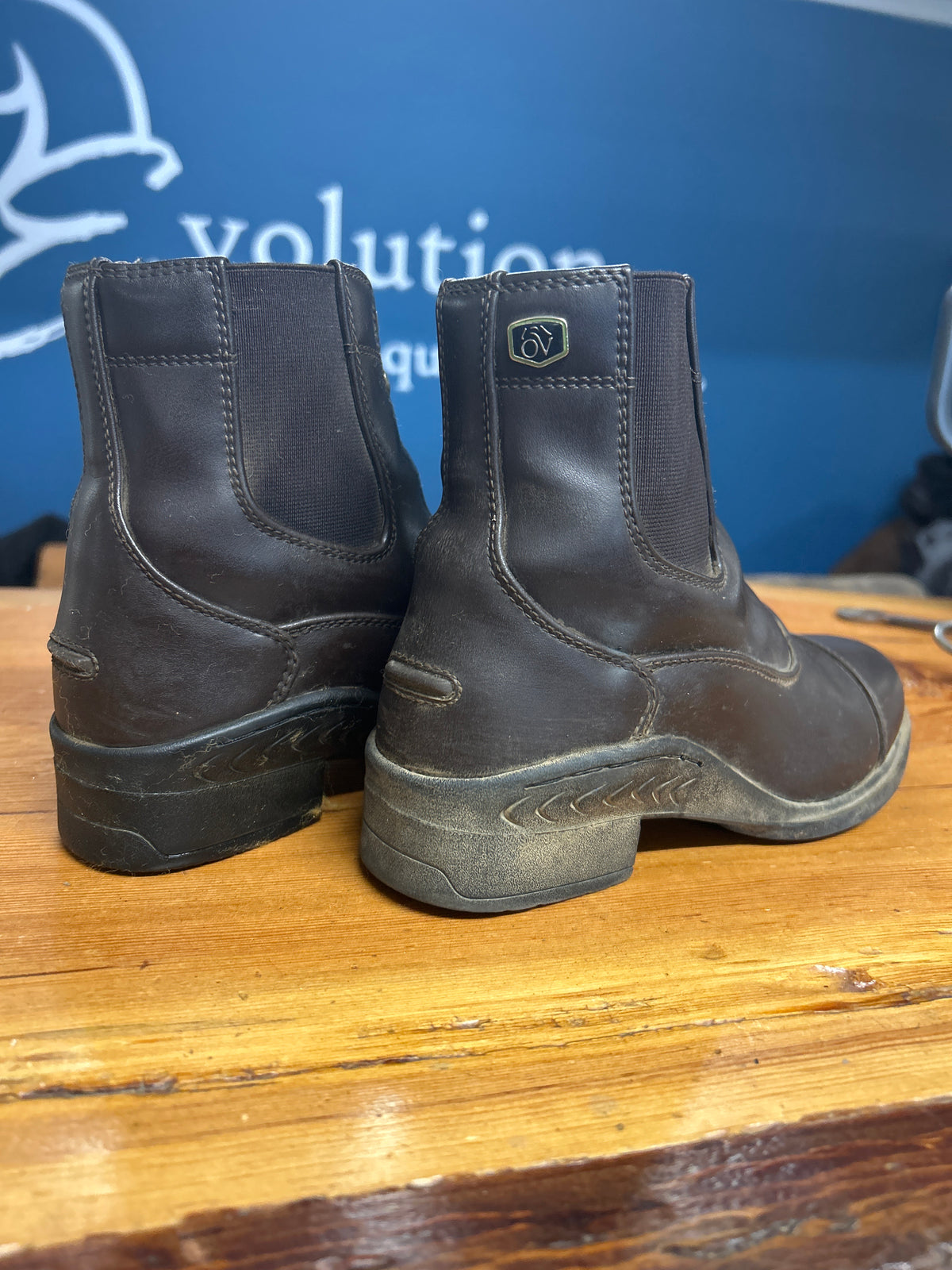 Youth Ovation Quantum Zip Paddock Boots 4-Paddock Boots-Consignment-Evolution Equestrian Co.