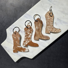 Load image into Gallery viewer, Ranchers Closet Genuine Cowhide Boot Keychain
