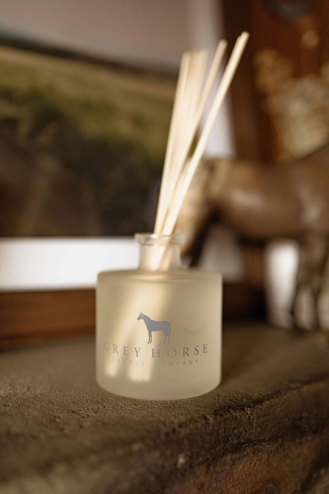 Grey Horse Candles - Reed Diffusers: High End Saddle