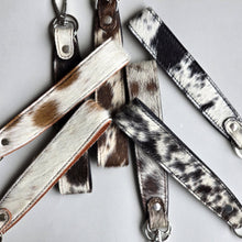 Load image into Gallery viewer, Ranchers Closet Cowhide Western Long Keychain
