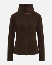 eaST Women's All Day Fleece Jacket Mocha Large-Jacket-Consignment-Evolution Equestrian Co.