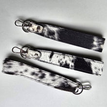 Load image into Gallery viewer, Ranchers Closet Cowhide Western Long Keychain
