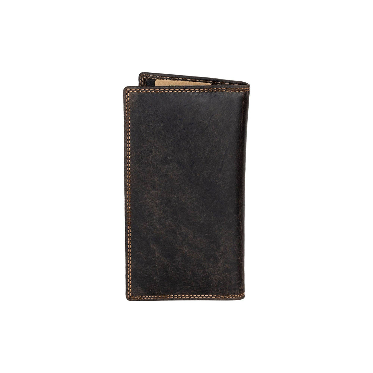 Greenwood Leather - Monika Ridge RFID Travel Wallet Brown: Brown-Greenwood Leather-Evolution Equestrian Co.