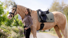 Load image into Gallery viewer, LeMieux Loire Classic Fern Dressage Saddle Pad
