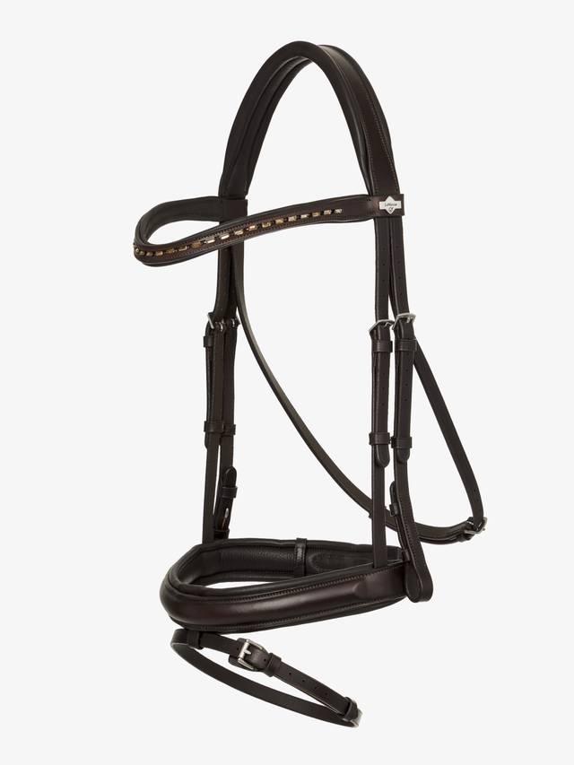LeMieux Arika Dressage Bridle-Bridle-LeMieux-Brown-Pony-Evolution Equestrian Co.
