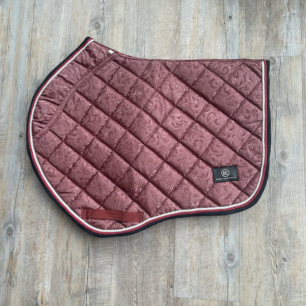 Rebel Equestrian Rose Damask Jump Pad