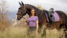 Load image into Gallery viewer, LeMieux Earth Collection Dressage Saddle Pad Thistle
