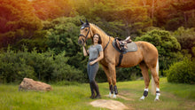 Load image into Gallery viewer, LeMieux Earth Collection Close Contact Saddle Pad Moss
